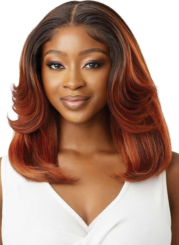 Outre Lace Front Wig - Perfect Hair Line 13X6 - Leomie (DR BROWN SUGAR SWIRL) | Amazon (US)