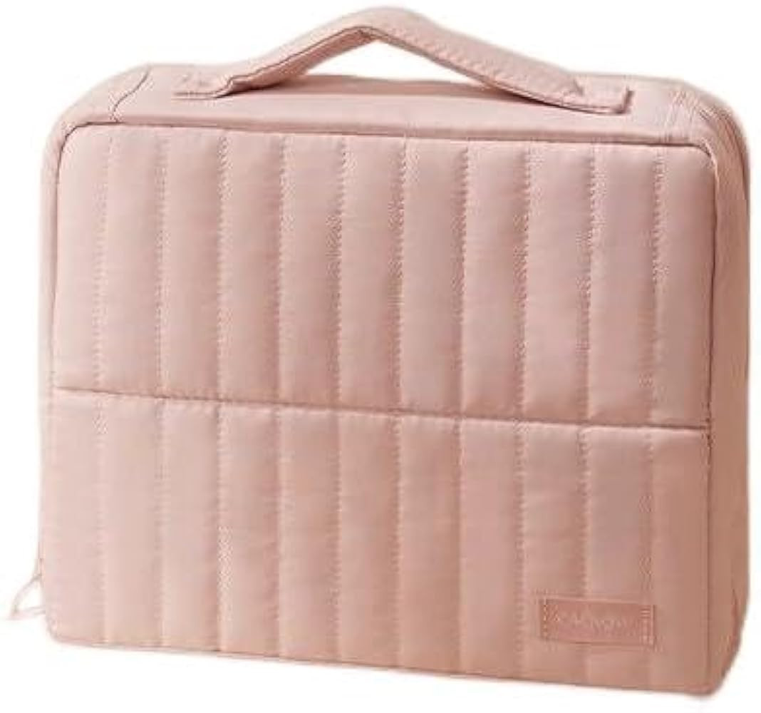 APT 1101 Standing Makeup Bag, Travel Makeup Organizer with Magnetic Fold-Down Design, Portable ma... | Amazon (US)