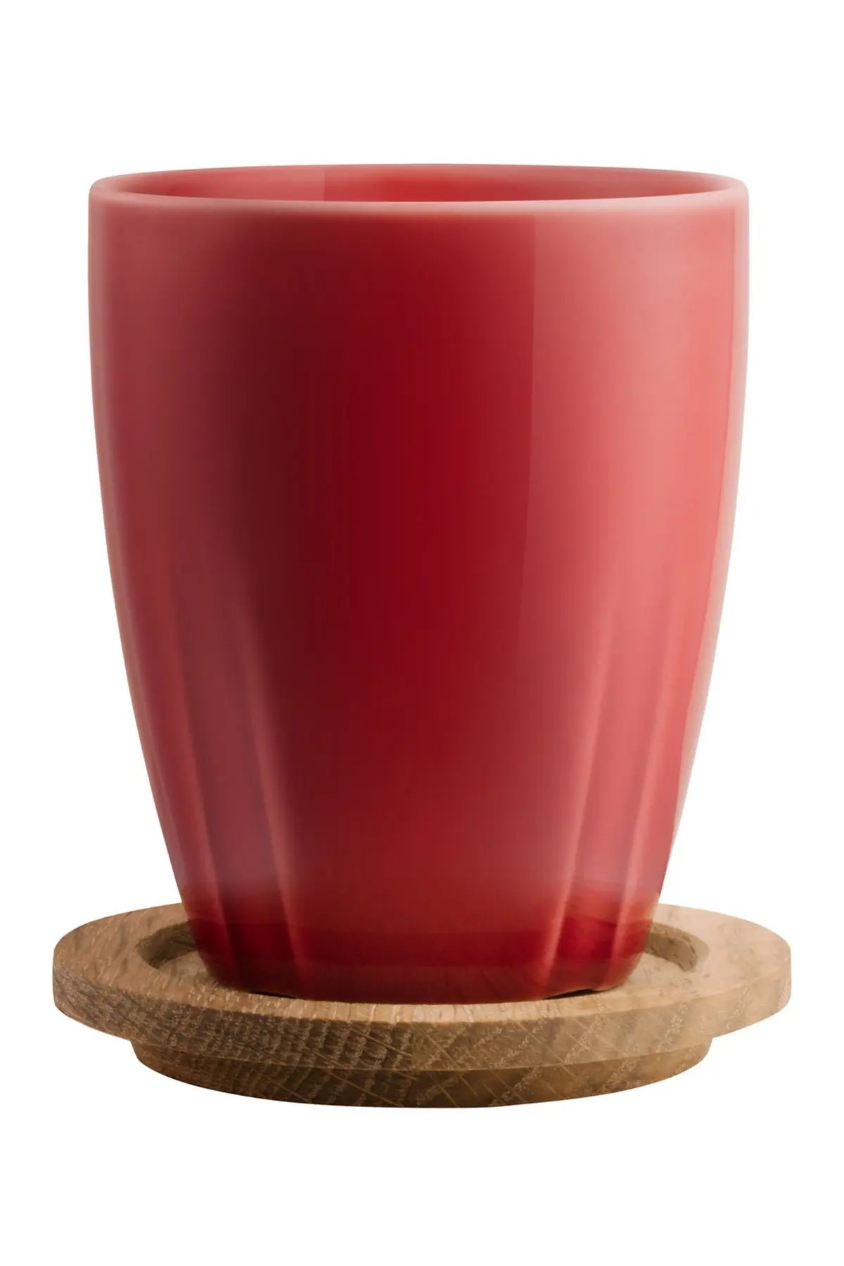 Kosta Boda Bruk Red Mug Oak Lid - Set of 2 at Nordstrom Rack | Nordstrom Rack