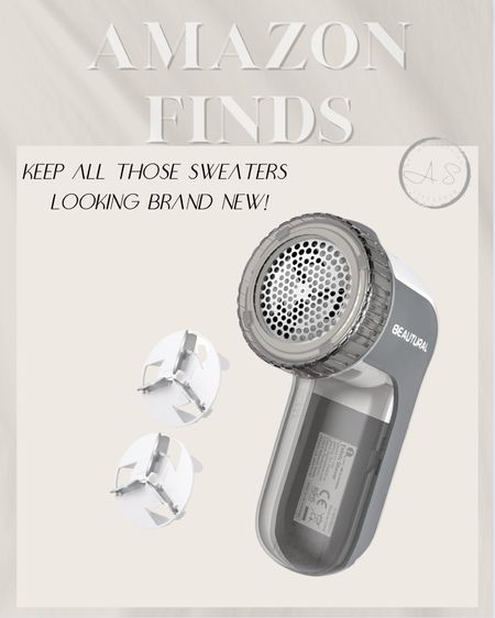 Keep all your sweaters looking brand new with this nifty little tool!  It easily takes off all the fizz balls and lint from your sweater, fleeces or sweatshirts. Keeps them looking great!  



#LTKhome #LTKfindsunder100 #LTKfindsunder50