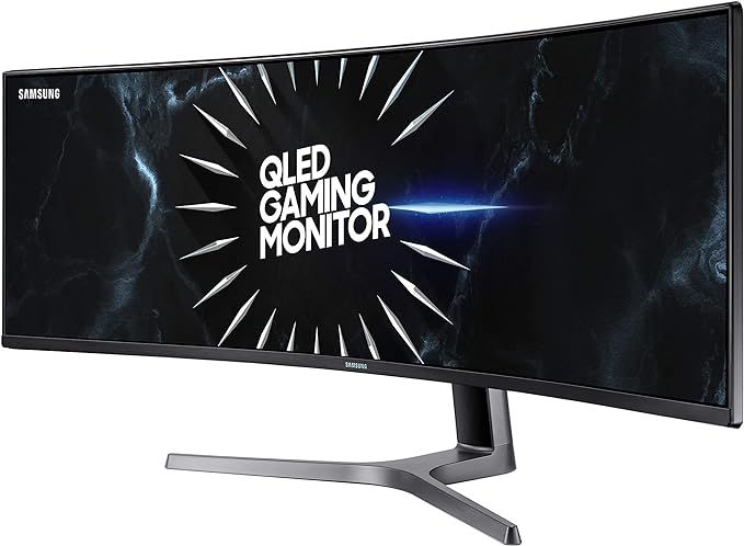 SAMSUNG LC49RG90SSNXZA 49-Inch CRG9 Curved Gaming Monitor, Black, QHD, 120Hz | Amazon (US)