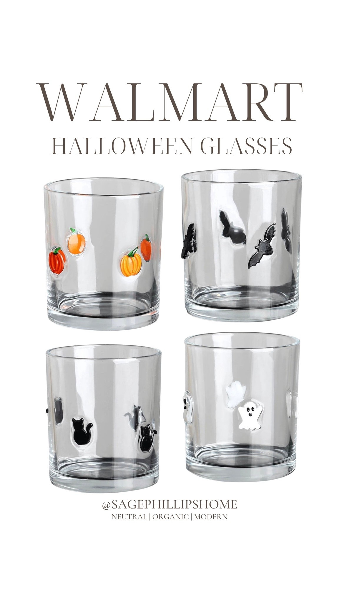 These little Halloween glasses were too cute to pass up 👻🎃🦇🐈‍⬛ such a fun little seasonal touch!

#LTKsale #LTKfall #LTKhome