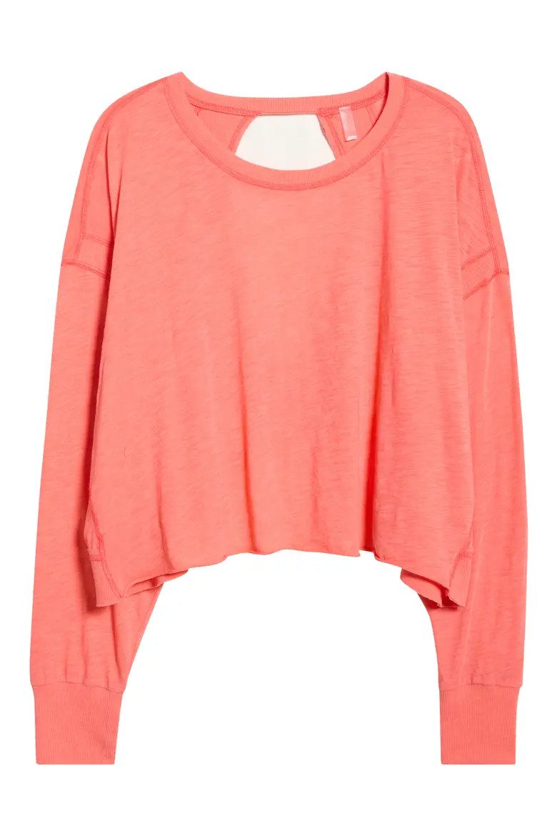 FP Movement My Time Layer Open Back Crop Top (Women) | Nordstrom | Nordstrom
