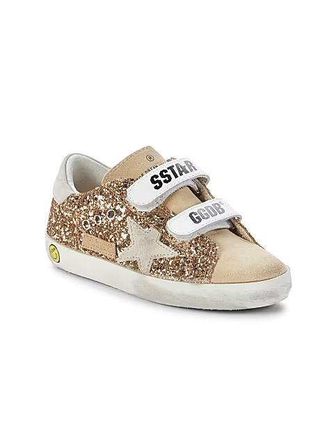 Baby's, Little Kid's & Kid's Old School Glitter Suede Sneakers | Saks Fifth Avenue