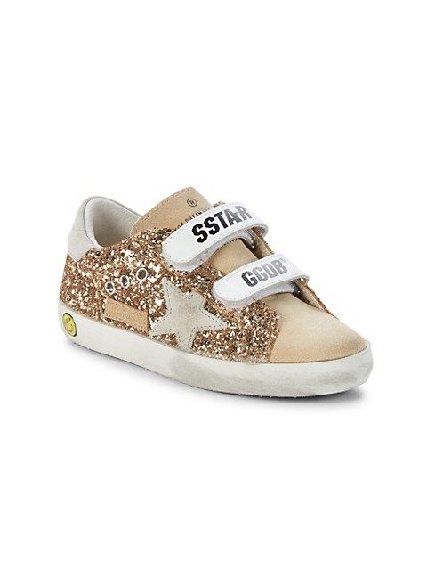 Baby's, Little Kid's & Kid's Old School Glitter Suede Sneakers | Saks Fifth Avenue