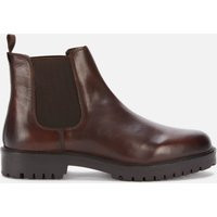Walk London Men's Sean Leather Chelsea Boots - Brown | The Hut (UK)
