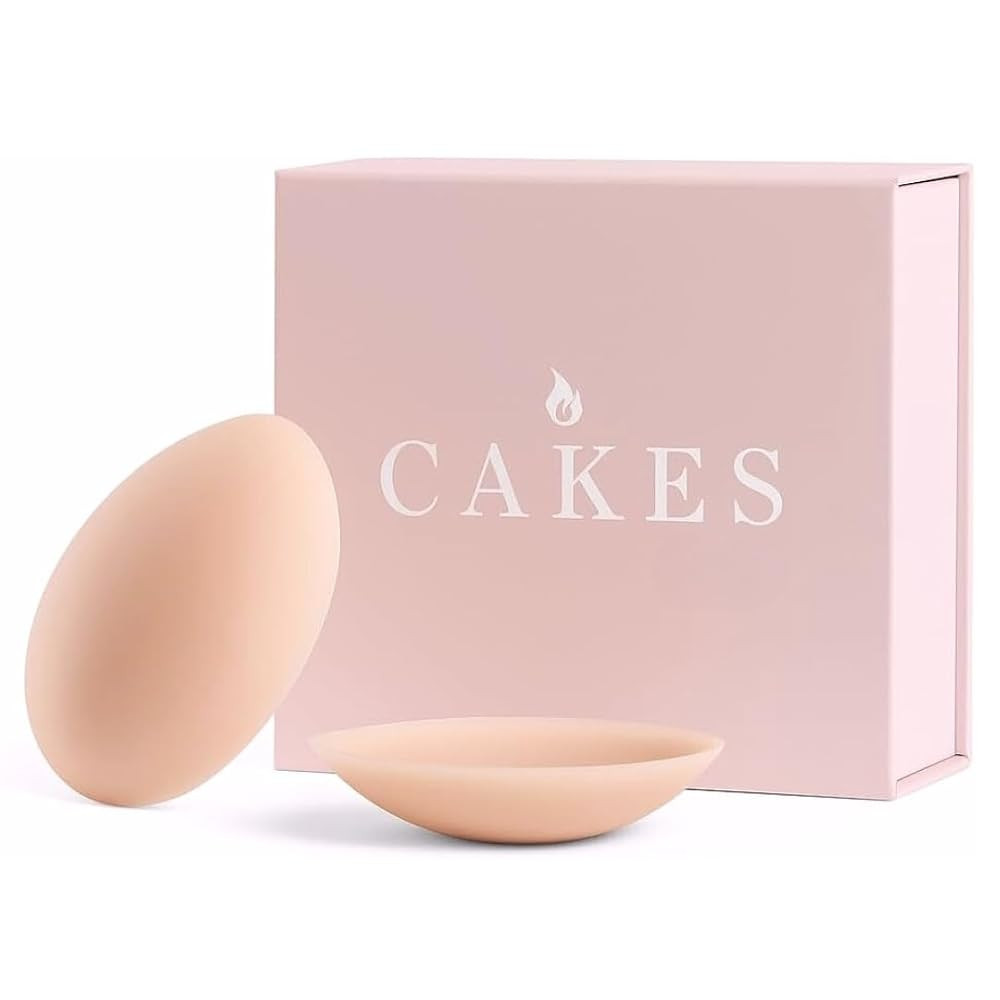 Cakes Nipple Covers – Honey Color Circle Covers for B–DD Cups, Seamless Grippy Fit for Body, ... | Amazon (US)