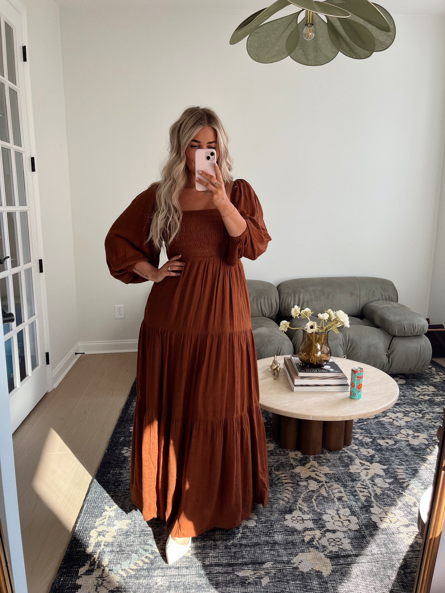 This dress is so pretty for spring🤎 I am in a medium #marshalls #spring #dress 

#LTKmidsize #LTKstyletip