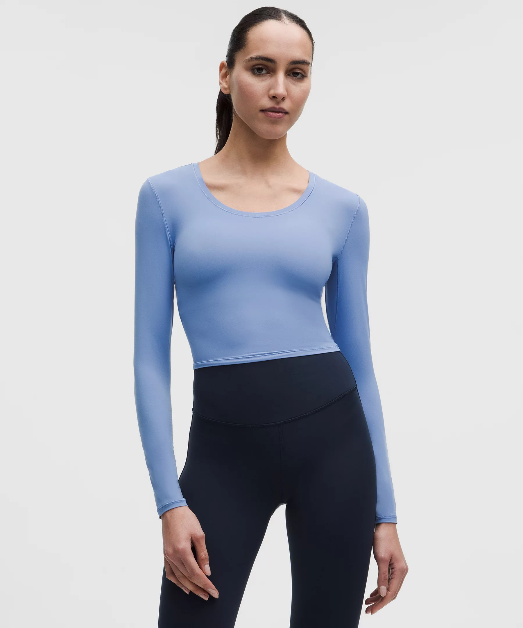 Unrestricted Power Cropped Long-Sleeve Shirt | Lululemon (US)