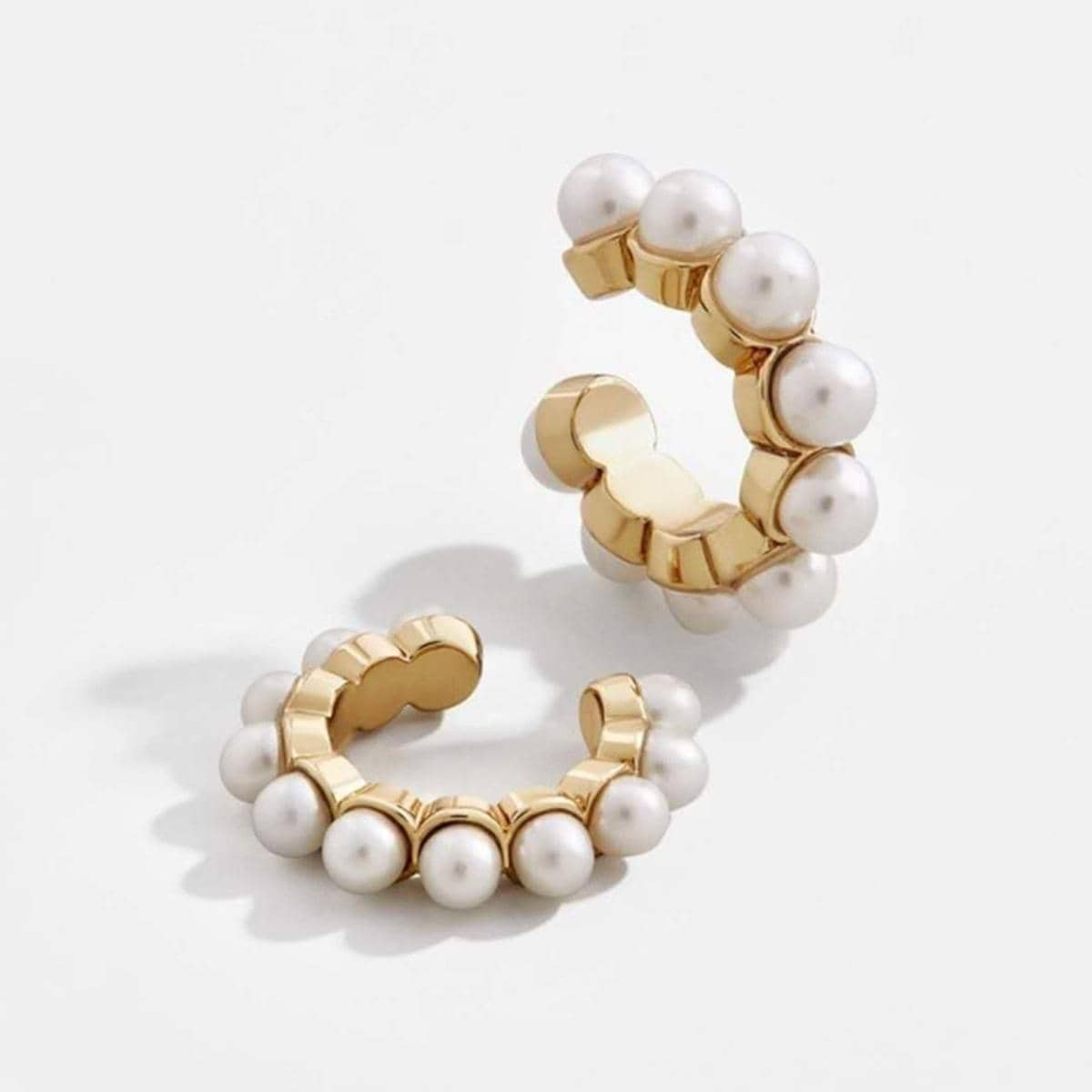 Faux Pearl Decor Ear Cuffs | SHEIN