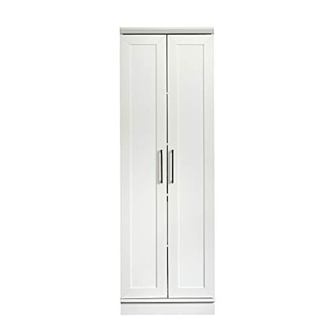 Sauder 422425 HomePlus Storage Cabinet Soft White Finsih 23.31" L x 17" W x 70.91" H | Amazon (US)