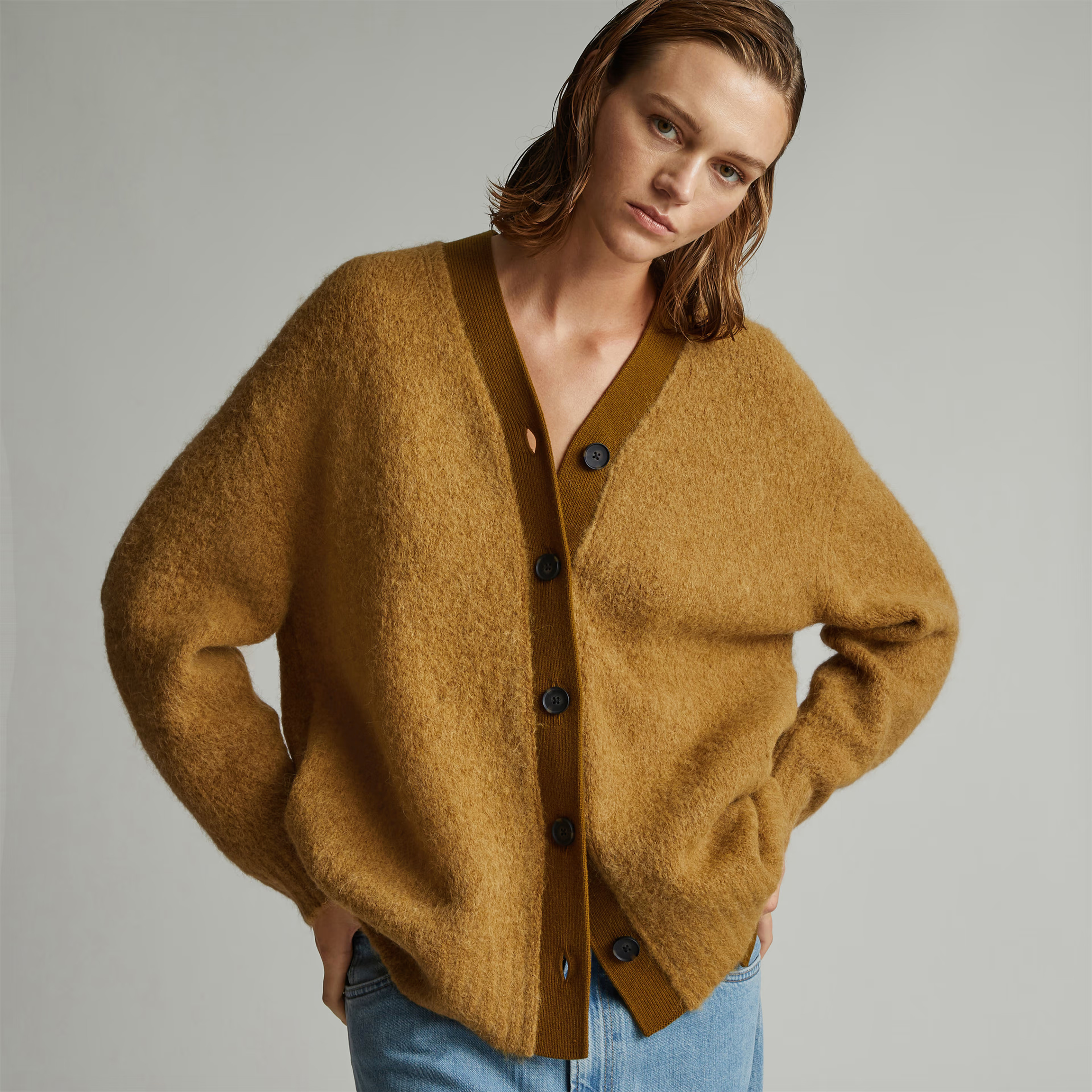 The SuperFuzz Alpaca Oversized Cardigan | Everlane