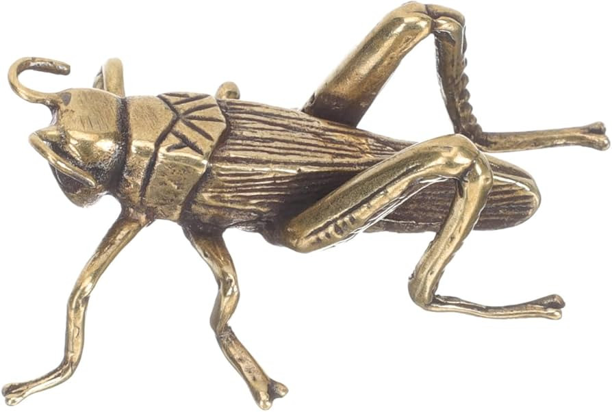 Gadpiparty Vintage Decor Brass Cricket Figurine Feng Shui Brass Statue Lucky Cricket Fengshui Wea... | Amazon (US)