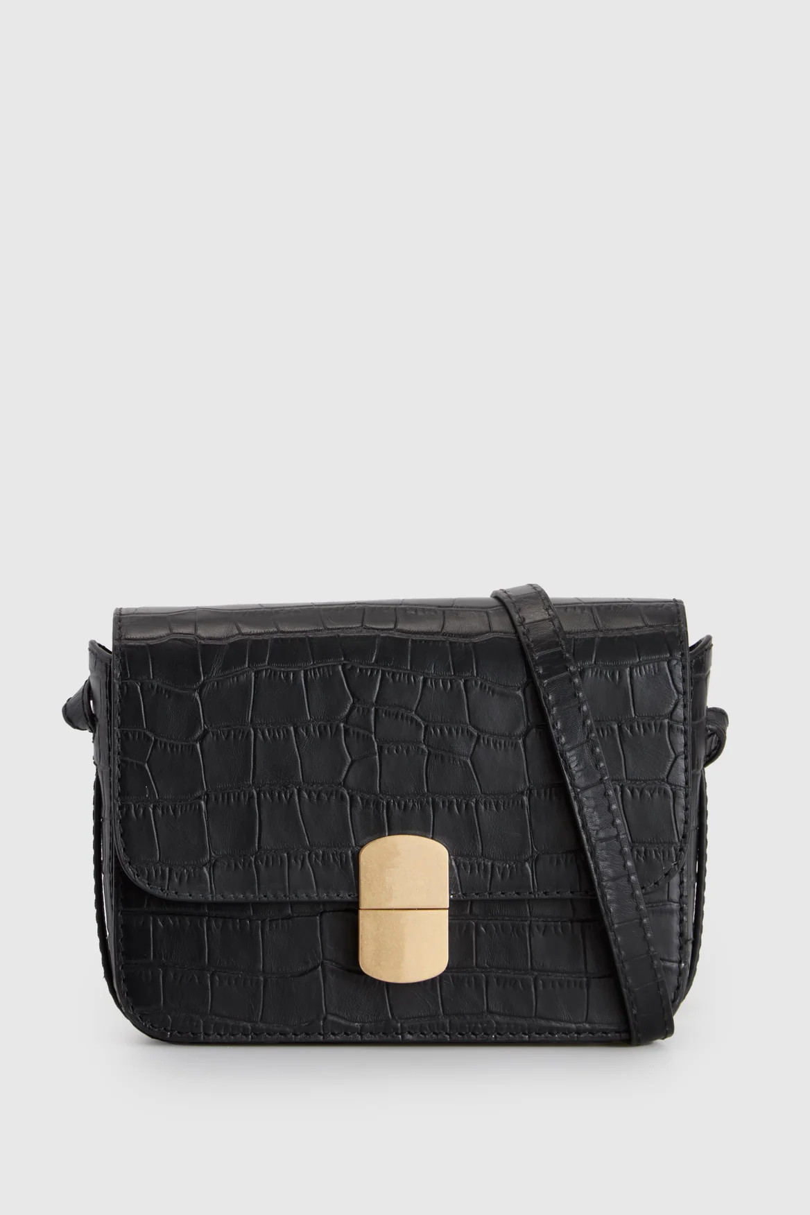Lila Leather Flap Crossbody Bag | Strand Australia