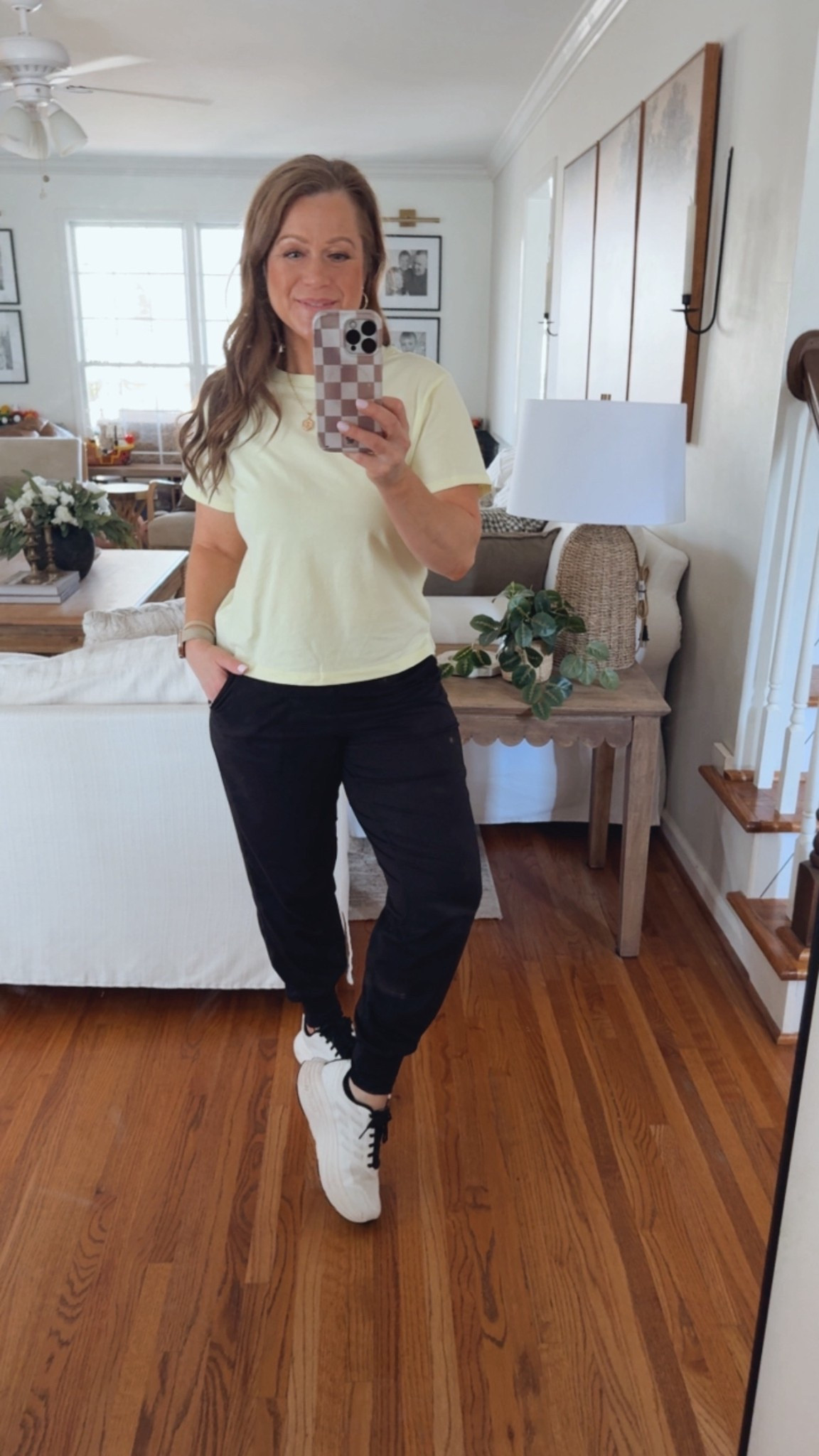 Today’s OOTD

Crop top - love the pale yellow 
Athletic joggers
Most comfy sneakers 
Layered necklaces 

#LTKPetite #LTKMidsize #LTKootd