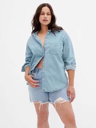 Denim Big Shirt | Gap Factory