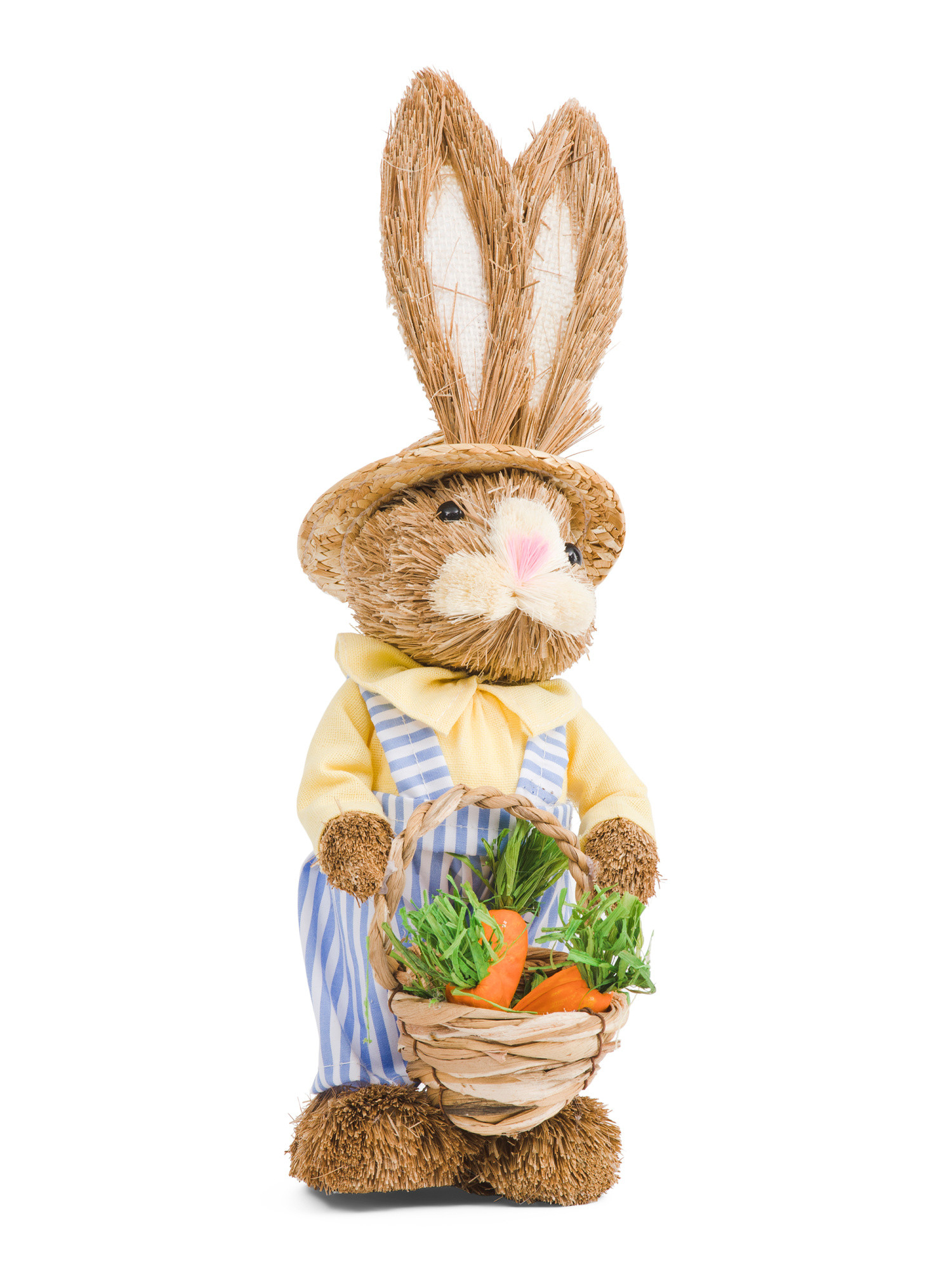 Bunny With Basket Of Carrots Figurine | TJ Maxx