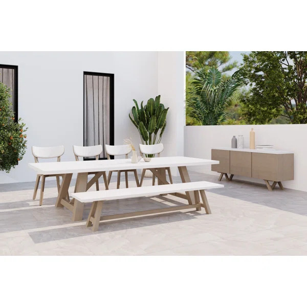 Sedona 91'' Concrete Dining Table | Wayfair North America