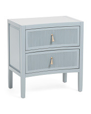 22x24 Curved 2 Drawer Nightstand | TJ Maxx