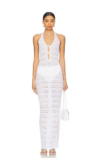 superdown Avril Maxi Dress in White. - size L | Revolve Clothing (Global)