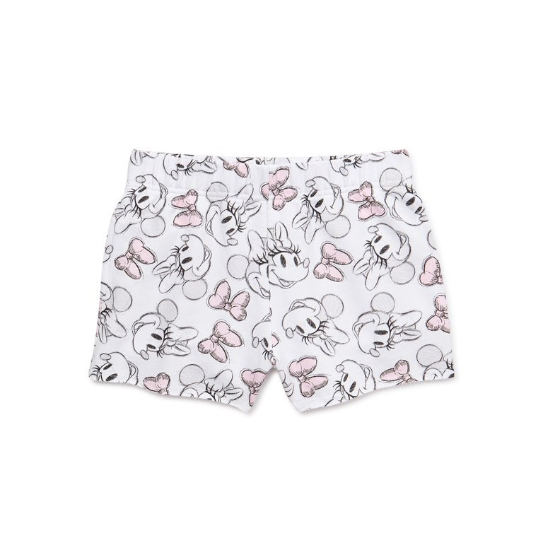 Disney Minnie Mouse Girls Graphic Print Shorts, Sizes 4-16 | Walmart (US)