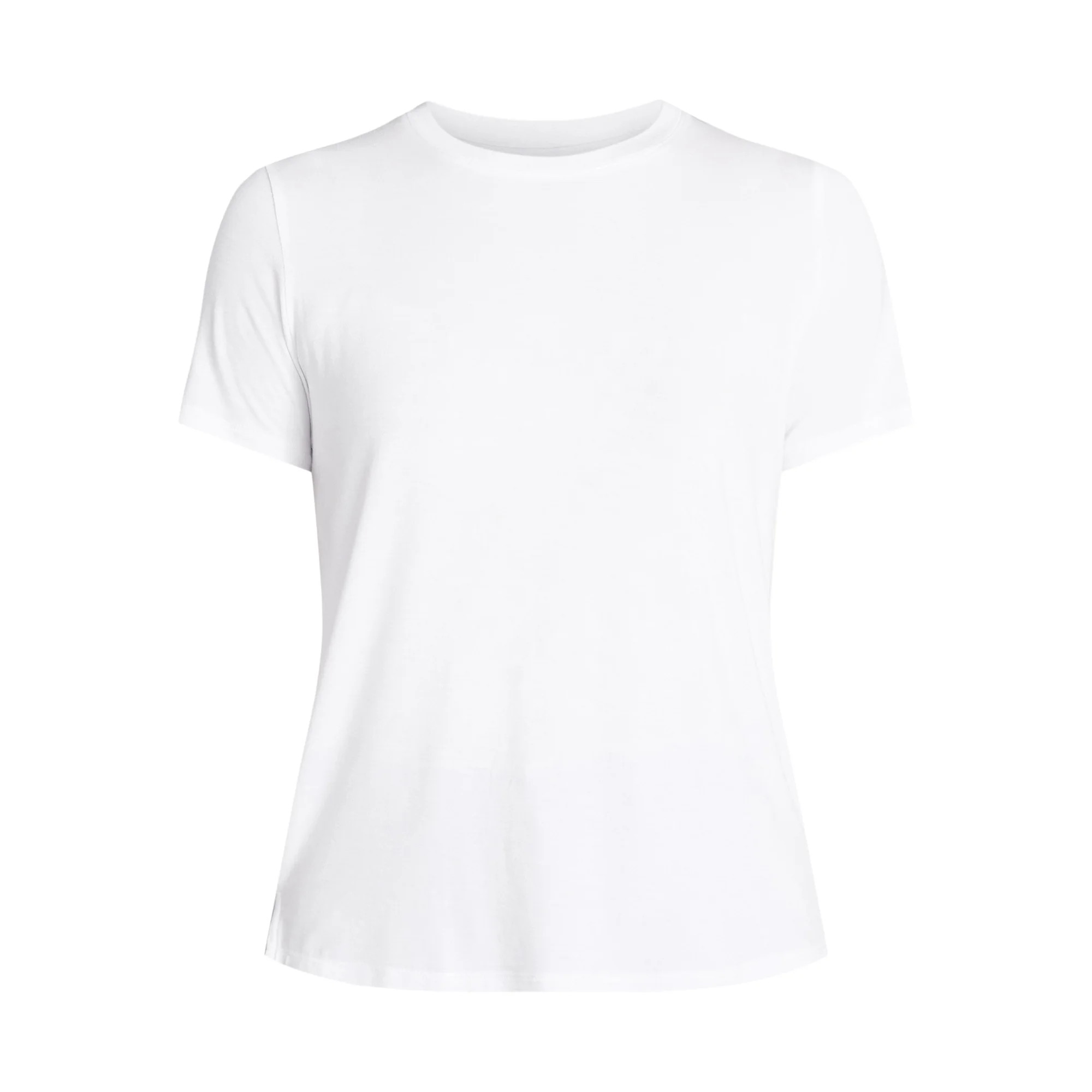 Time and Tru Women's Boxy Tee with Short Sleeves, Sizes XS-XXXL | Walmart (US)