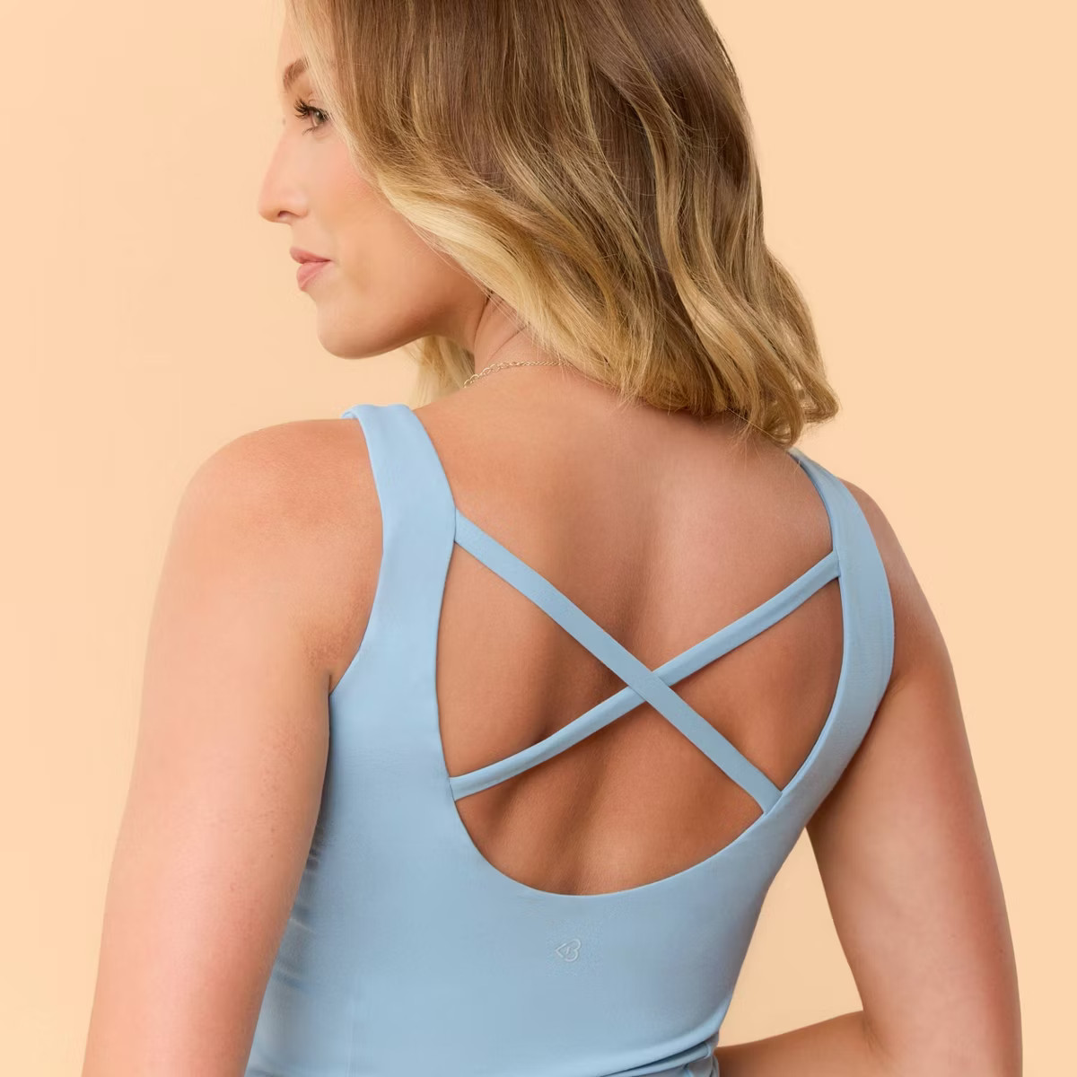 Blogilates Women's Boatneck Crisscross Tank Top | Target