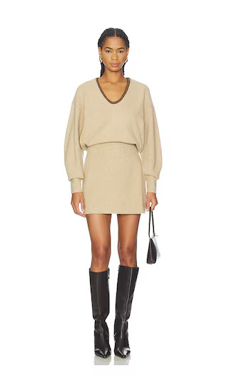 Colby Dress in Tan & Brown | Revolve Clothing (Global)