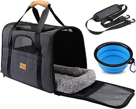 morpilot Pet Travel Carrier Bag, Portable Pet Bag - Folding Fabric Pet Carrier, Travel Carrier Ba... | Amazon (US)