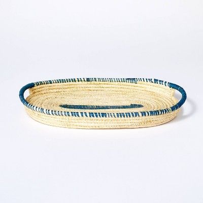 18" Oval Woven Tray with Handles - Threshold™ | Target