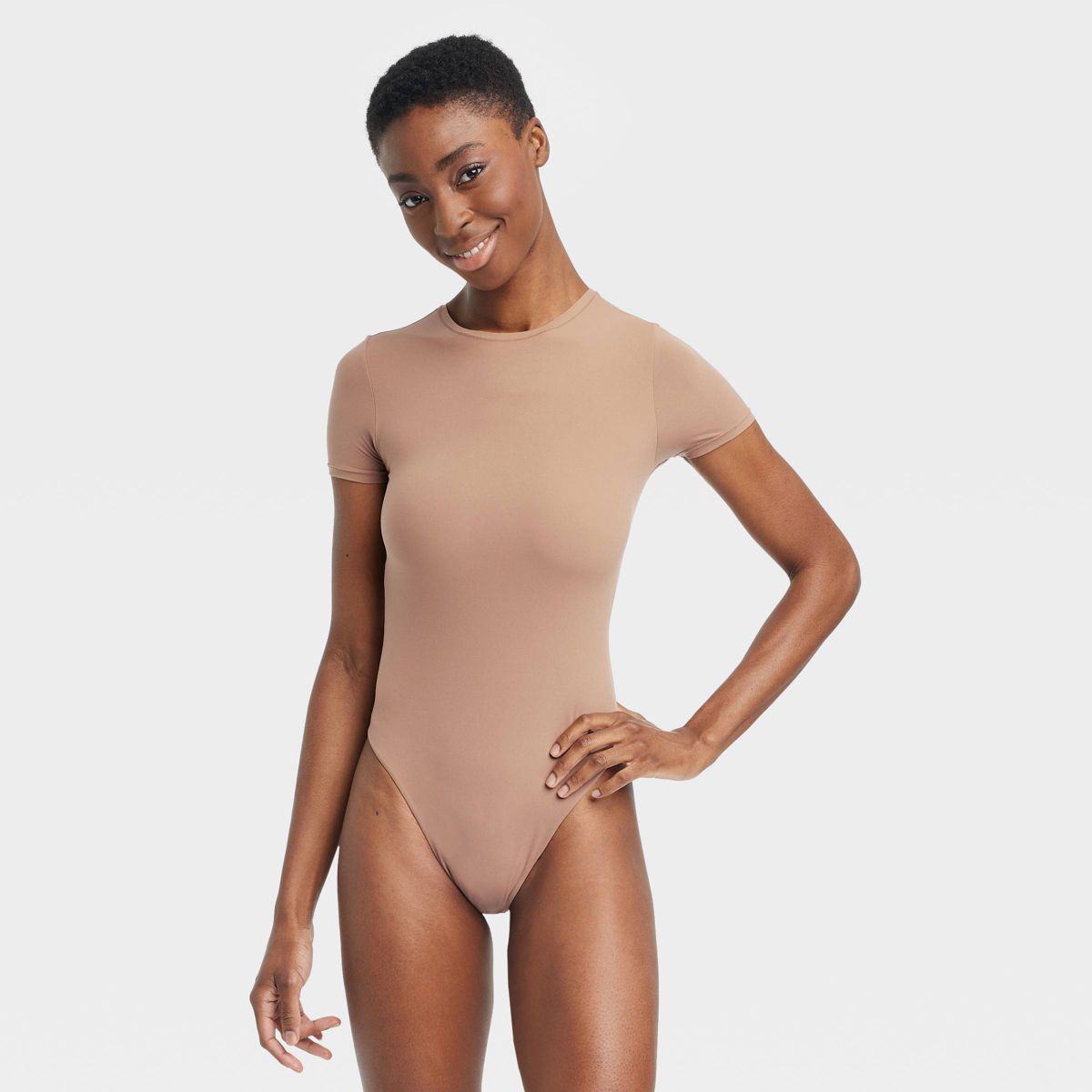 Women's Stretch Short Sleeve Bodysuit - Auden™ | Target