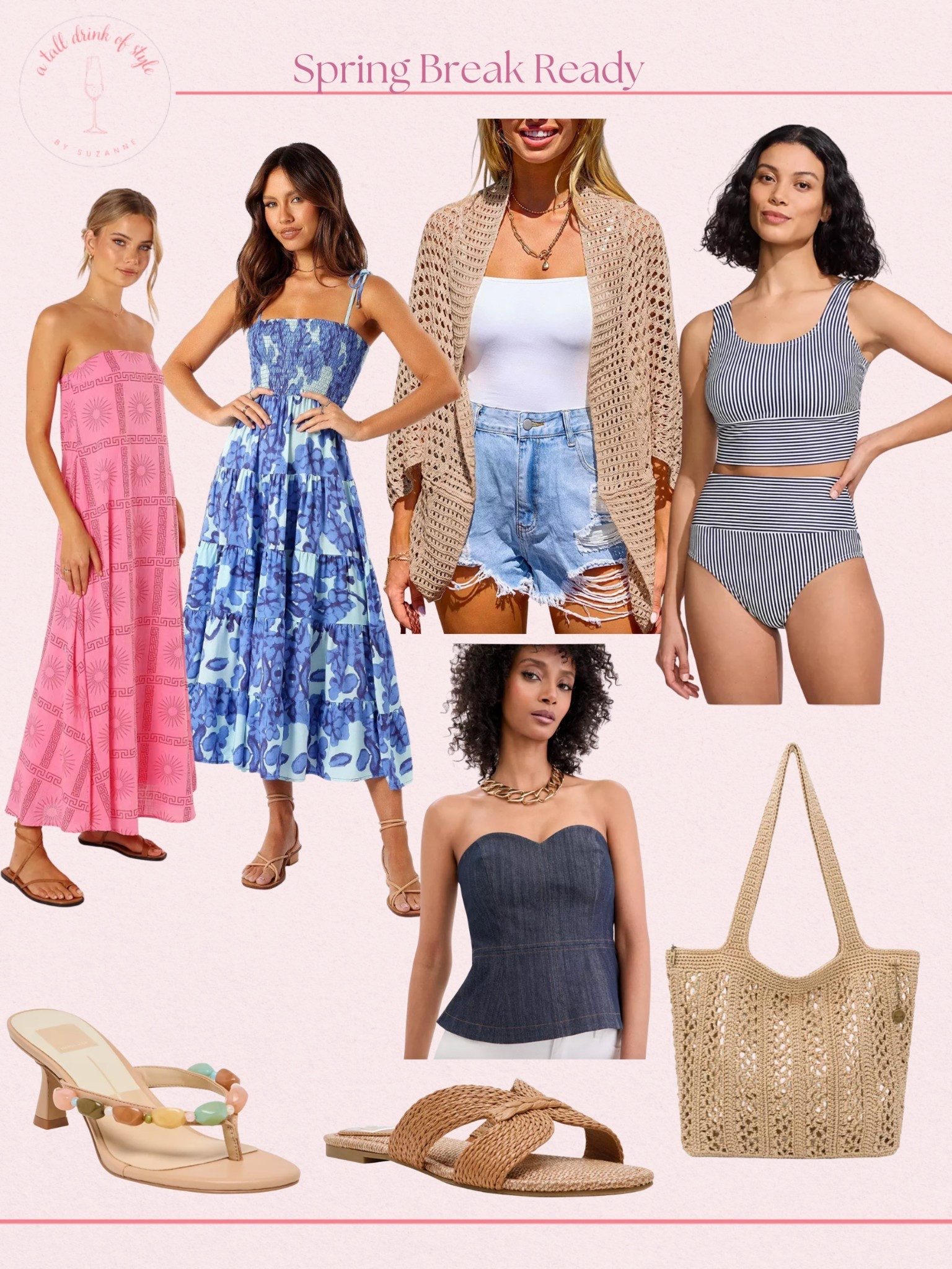 Spring break ready! 

I’ll be taking these styles and pieces into spring and all the spring travels! These are classic pieces with a little extra style. 

#LTKTall #LTKSwim #LTKSeasonal