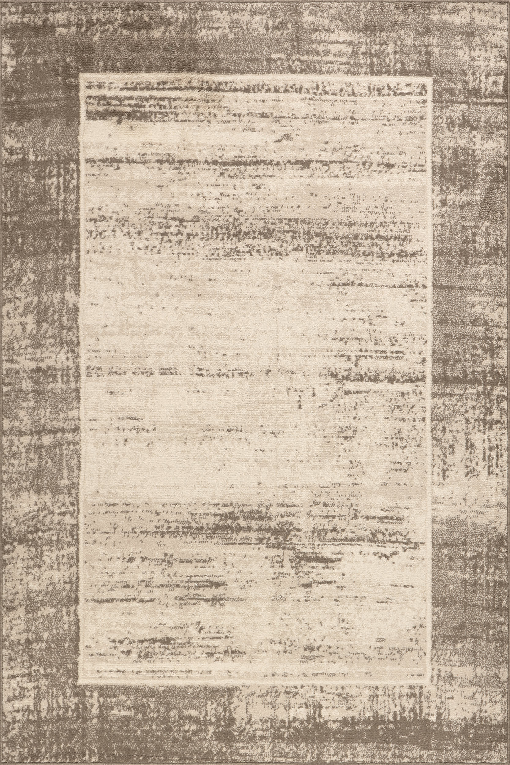 Brown Saida Bordered 9' x 12' rug | Rugs USA