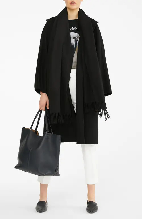 Max Mara Lilia Cashmere Jacket in Black at Nordstrom, Size 2 | Nordstrom