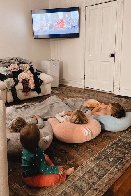 Kids comfy seat turned floor pillow for movie nights & living room tv watching! Perfect gift idea for boys and girls up until about age 10 

#LTKGiftGuide #LTKsalealert #LTKkids