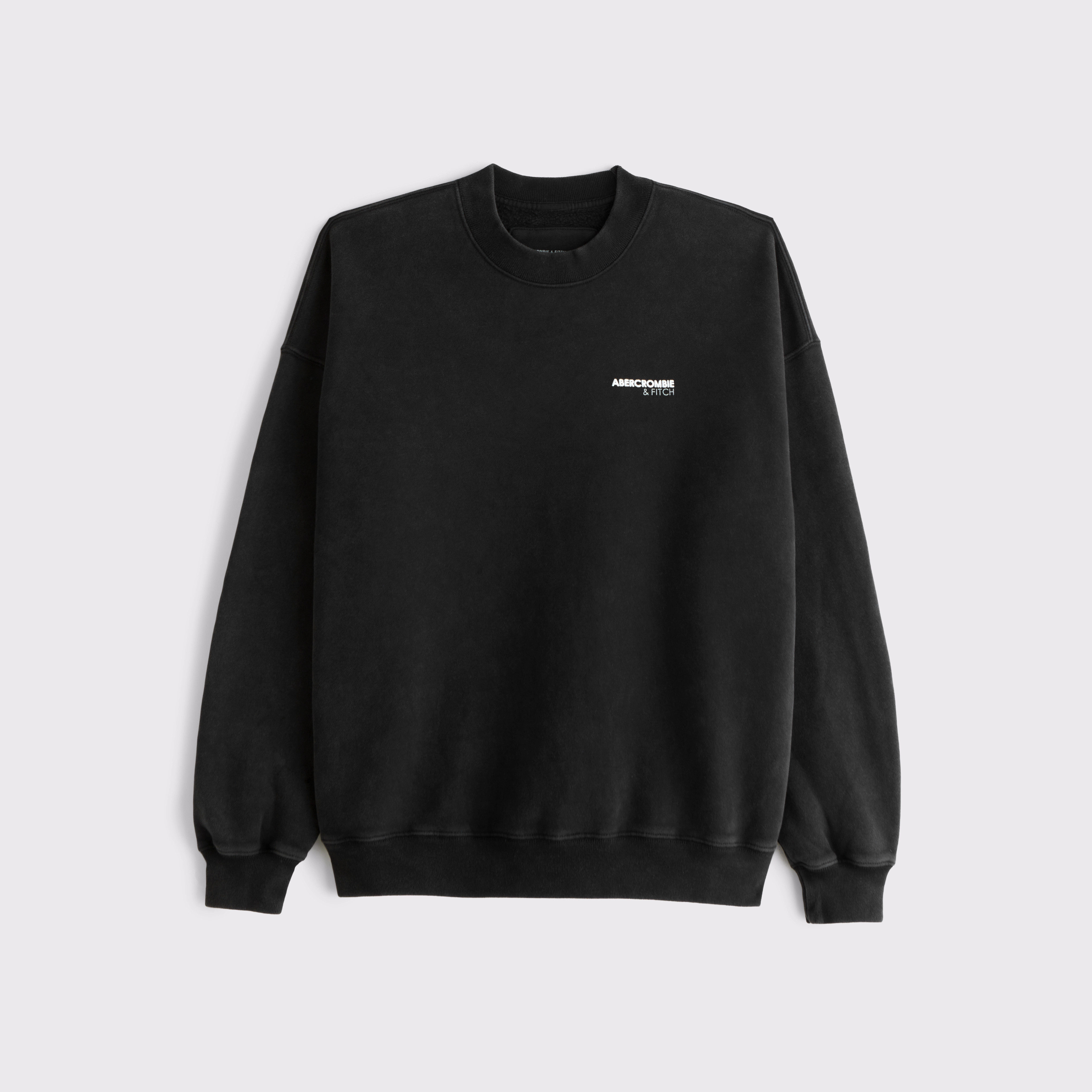 Micro-Logo Crew Sweatshirt | Abercrombie & Fitch (US)