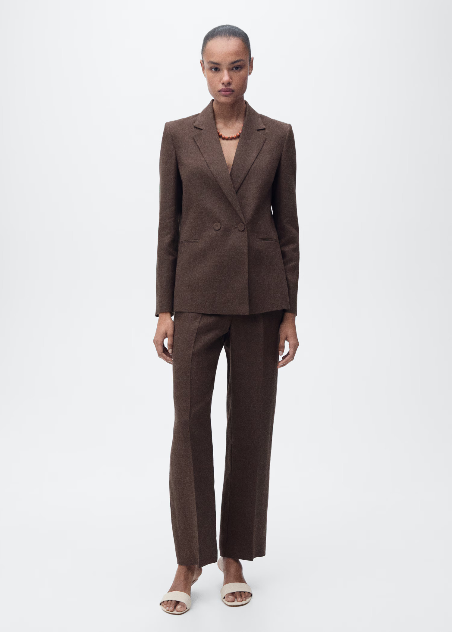 Linen suit blazer - Women | MANGO USA | Mango (US/MX/AU)