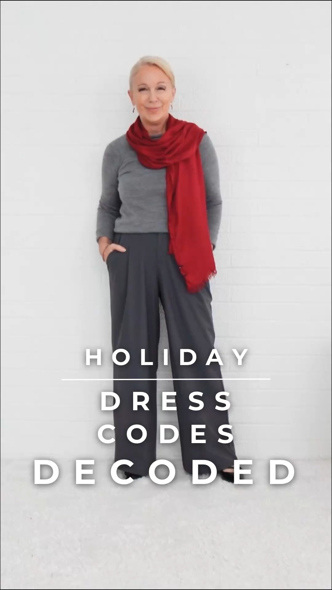 🎄Holiday Dress Codes DECODED: Holiday Casual Chic

 Let’s make sure you aren’t overdressed for that holiday party… or worse—UNDERDRESSED.

✨ We are decoding holiday dress codes this week and today we’re talking about Holiday Casual Chic.

🏙️ This is for work dinners, neighborhood parties, or events where jeans feel too relaxed but a dress feels too much.

💫 Holiday Casual Chic is elevated everyday dressing with ONE intentional festive touch.

🧵 Think luxe neutrals, clean lines, and rich textures paired with a single pop of holiday color like red shoes, a scarf, or a statement coat.

🌟 It’s polished, modern, and quietly festive—perfect for the woman who wants to look elegant without feeling overdressed.

👉 Like and follow for MORE holiday dress codes DECODED coming tomorrow.

❄️Sending warmth your way,
Valarie


#LTKOver40 #LTKHoliday #LTKPetite