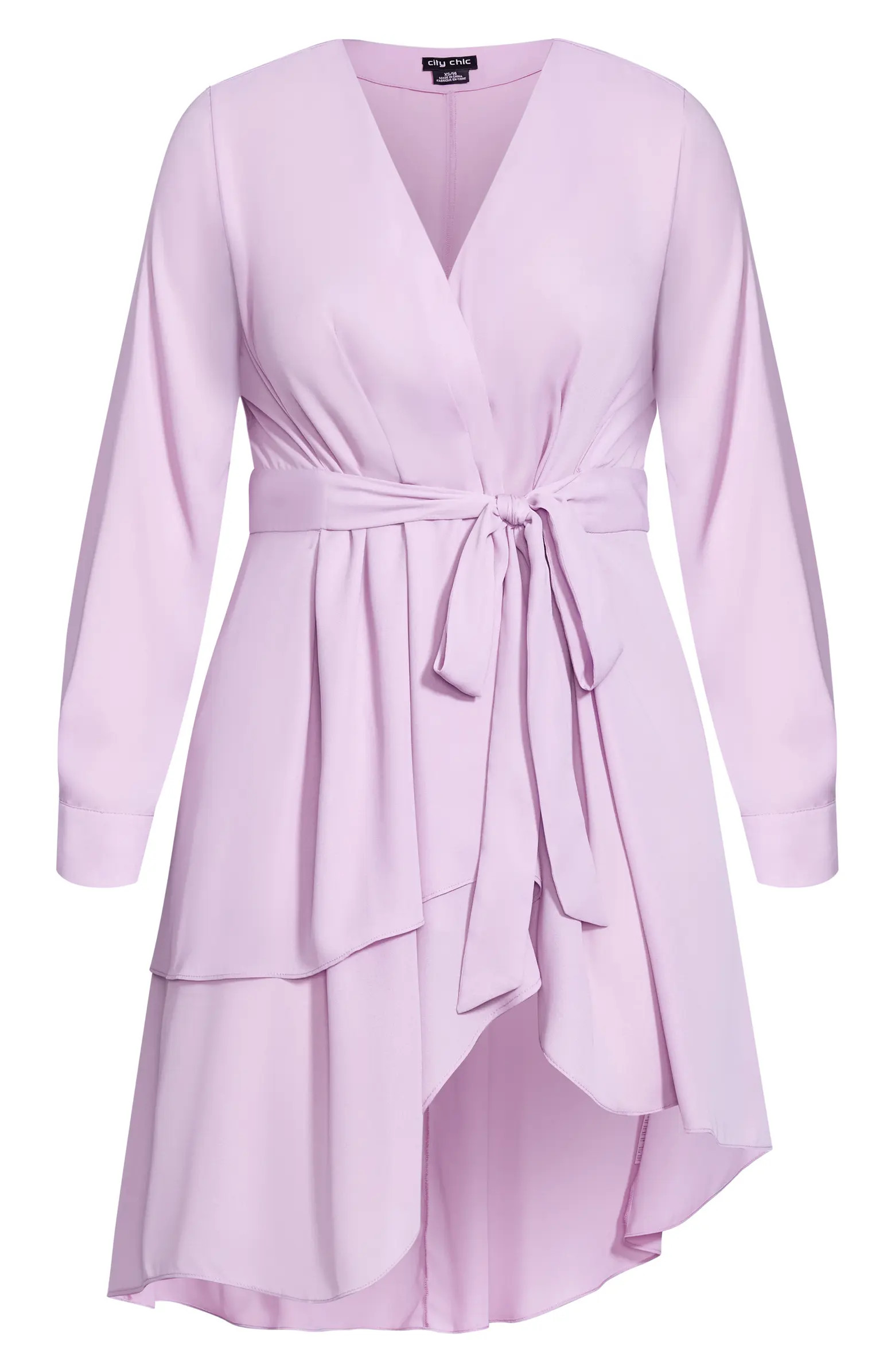 Shibara Faux Wrap High-Low Top | Nordstrom