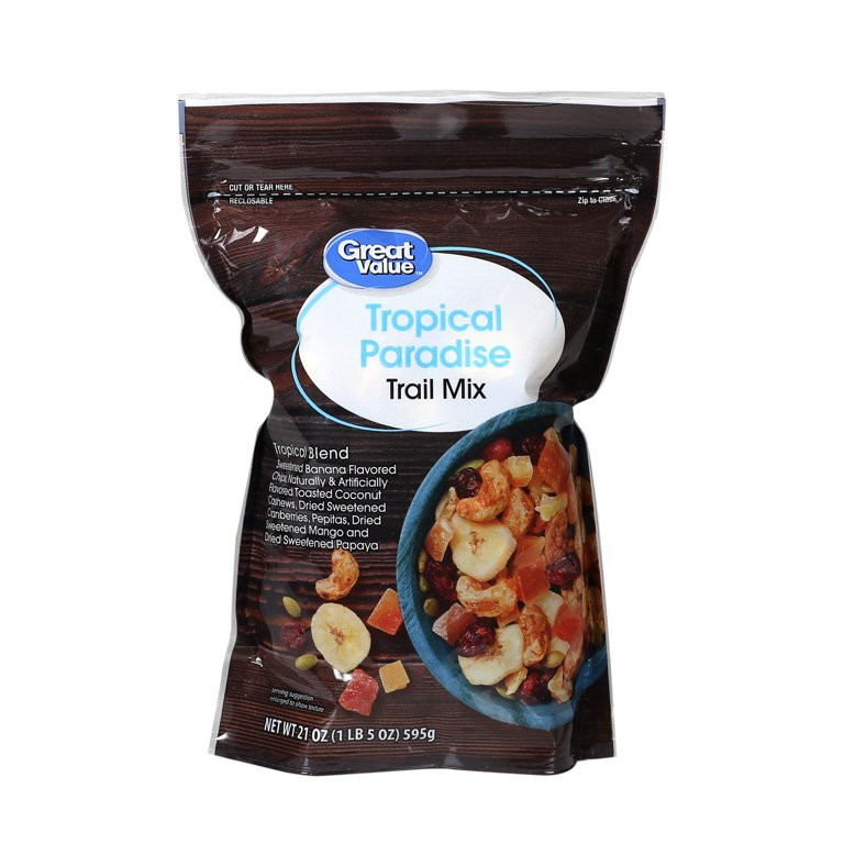 Great Value Tropical Trail Mix, 21 oz | Walmart (US)