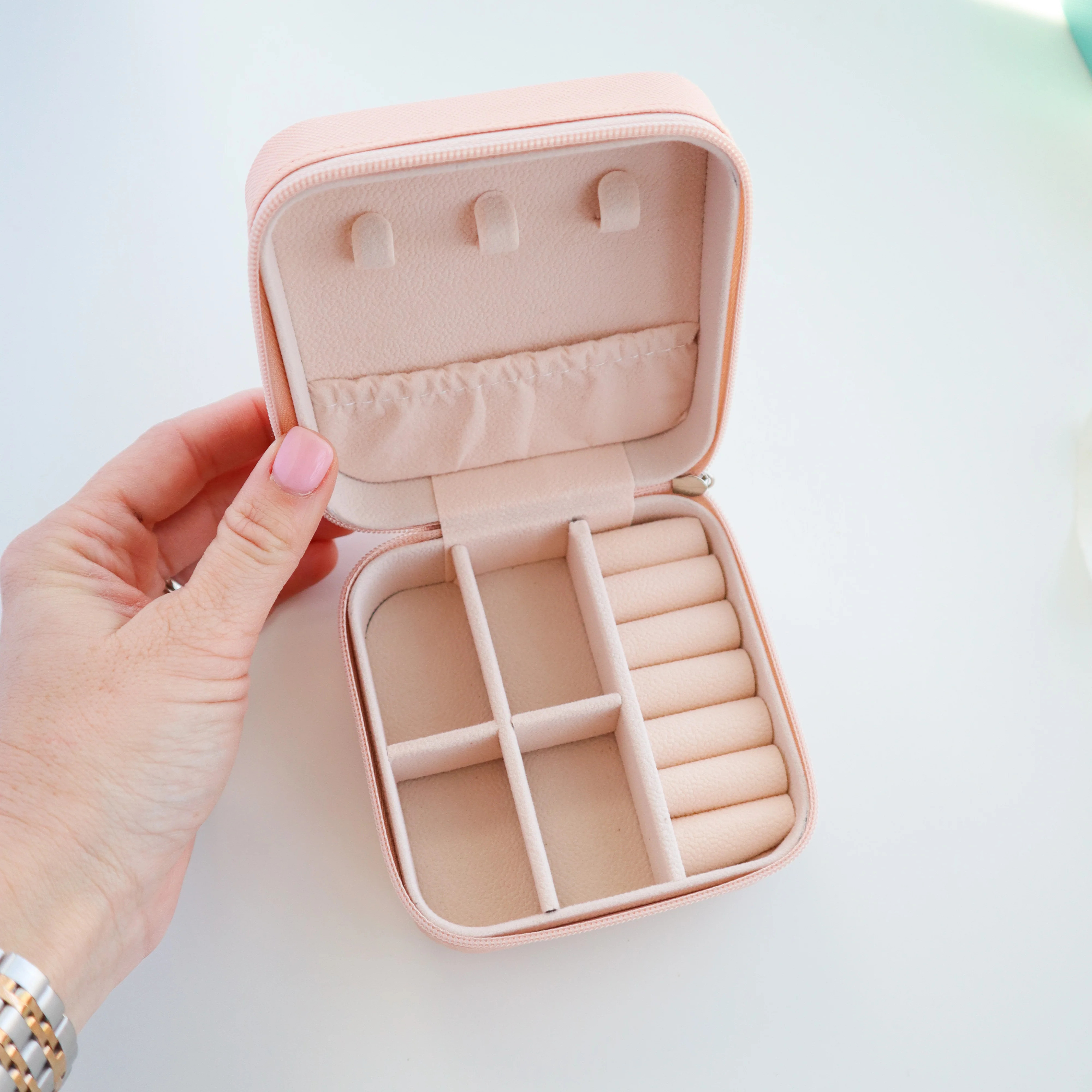 Travel Jewelry Case - Pink | Laura Cox Collection