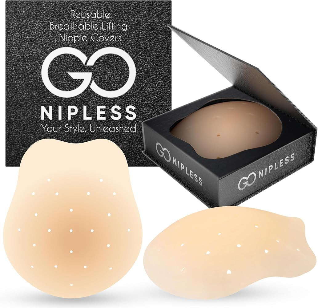 Go Nipless Pasties - Fundas para pezones para mujer con levantamiento de tamaño A-D | Reutilizab... | Amazon (US)