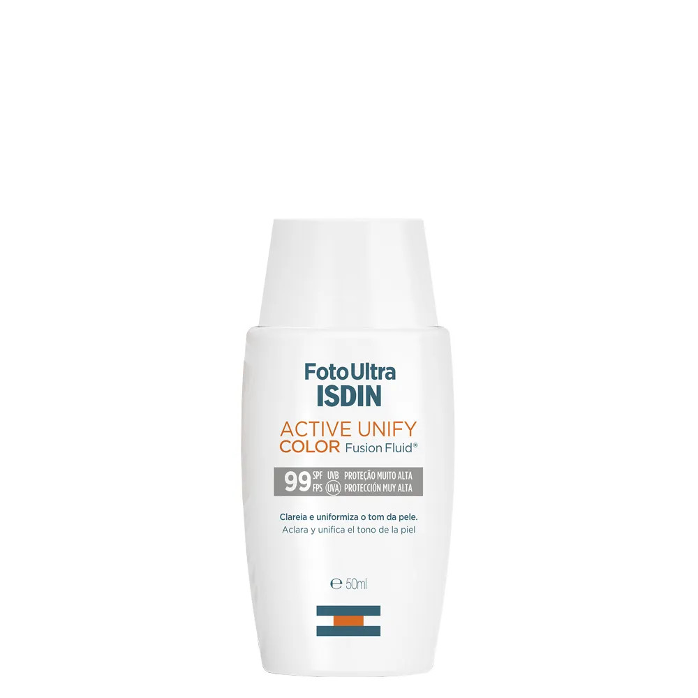 Protetor Facial Isdin Foto Ultra Active Unify Fusion Fluid Color FPS 99 50 ml | Amobeleza (BR)