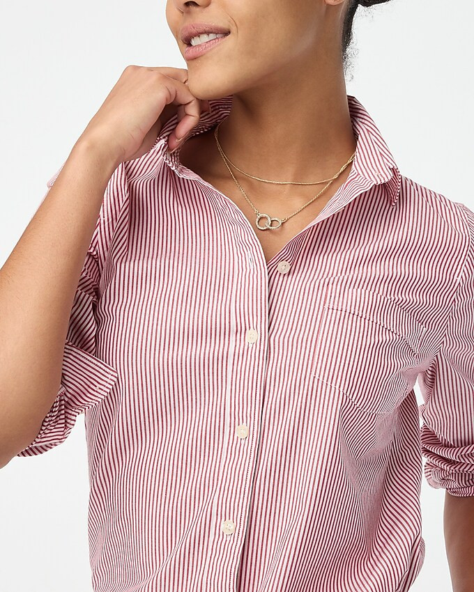 Lightweight cotton-blend shirt in signature fit | J.Crew Factory