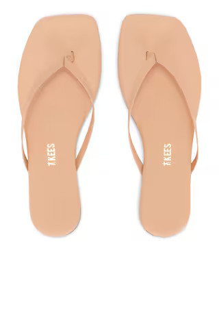 TKEES Square Toe Lily Sandal in Nude Beach from Revolve.com | Revolve Clothing (Global)