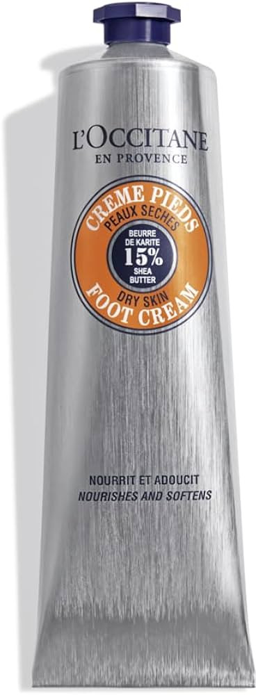 L'OCCITANE 15% Organic Shea Butter Foot Cream, Moisturizes, Soothes & Softens Feet, Repairs Crack... | Amazon (US)