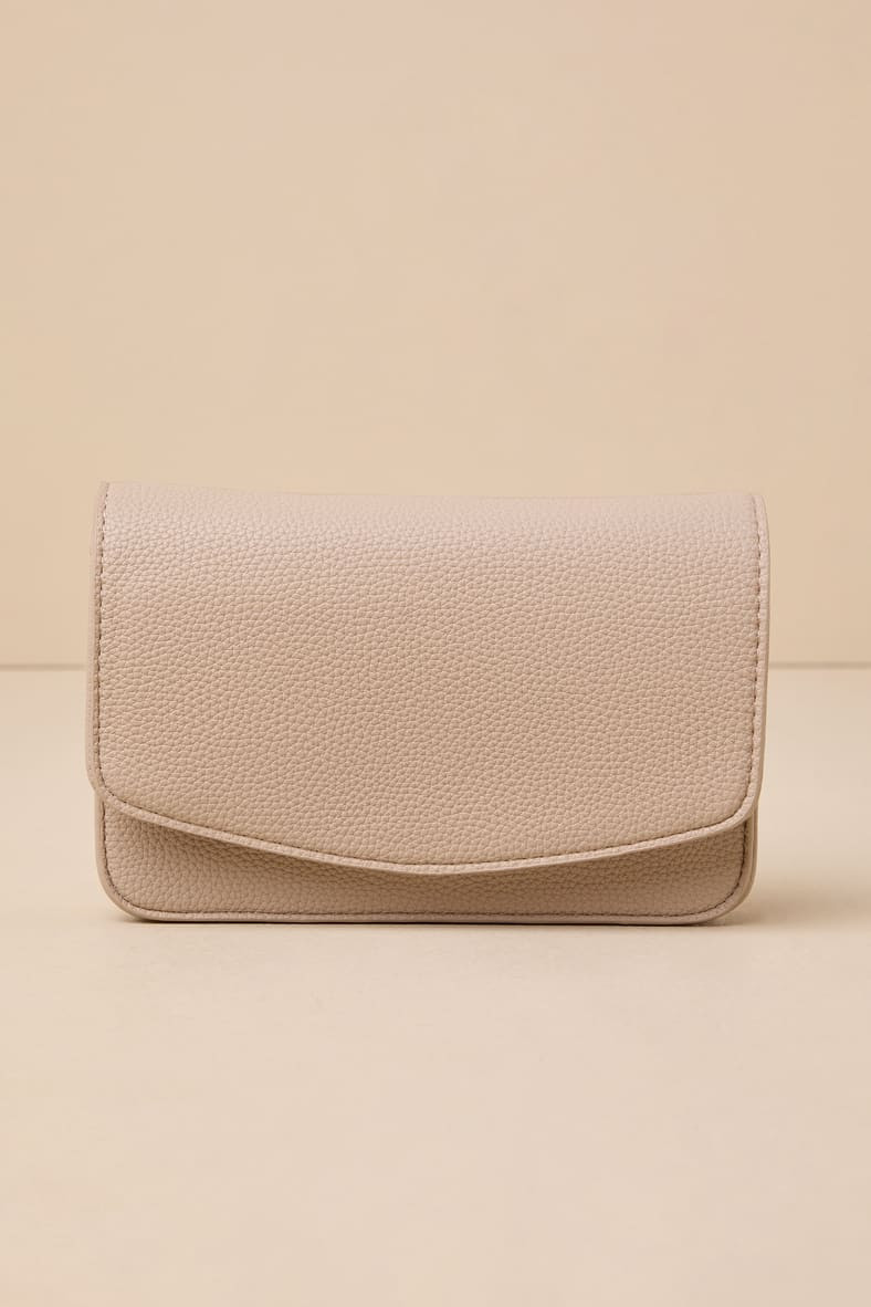 Side to Side Taupe Crossbody Mini Bag | Lulus