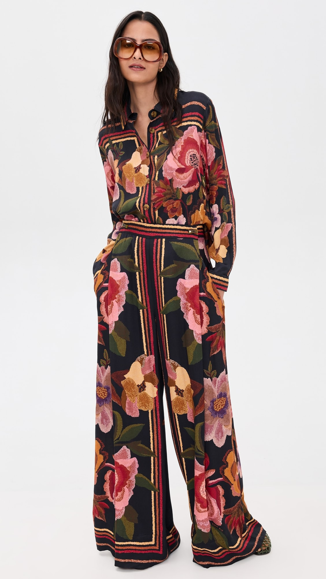 Chenille Flowers Pants | Shopbop