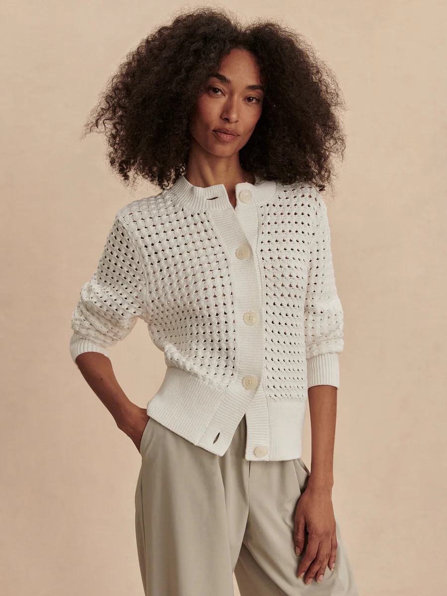 Bettina Textured Knit Cardigan | Varley US | Varley US