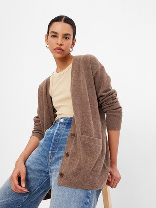 CashSoft Boyfriend Cardigan | Gap (CA)